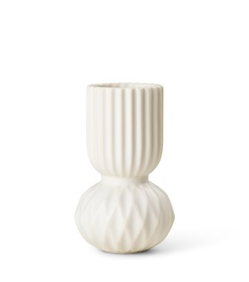 Vase, Rufflebell White, Dottir Nordic Design