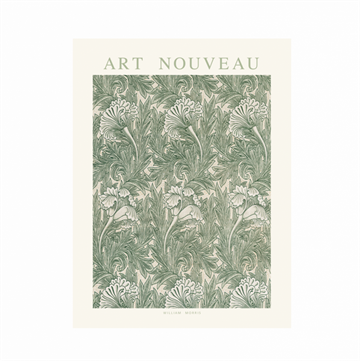 Plakat Art Nouveau green William Morris, Spliid