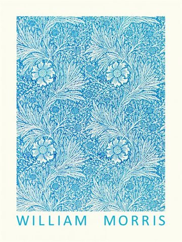Plakat Blue Marigold William Morris, 50x70, Spliid
