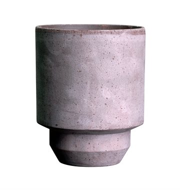 Hoff potte grå, 18 cm., Bergs Potter