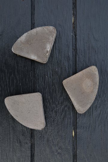 Triangler, sæt m. 3 stk., grå, Bergs Potter