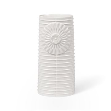 Oval hvid vase Pipanella, DOTTIR NORDIC DESIGN